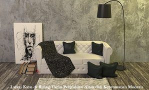 Lantai Kayu di Ruang Tamu Perpaduan Alam dan Kenyamanan Modern