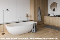 Lantai Kayu untuk Kamar Mandi Tampilan Hangat dan Tidak Licin